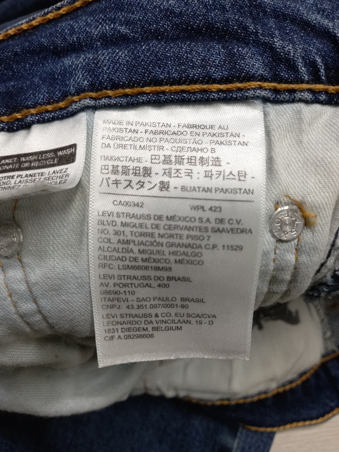 31 리바이스502 리오셀 스판 슬림일자진 31-451 상품이미지8