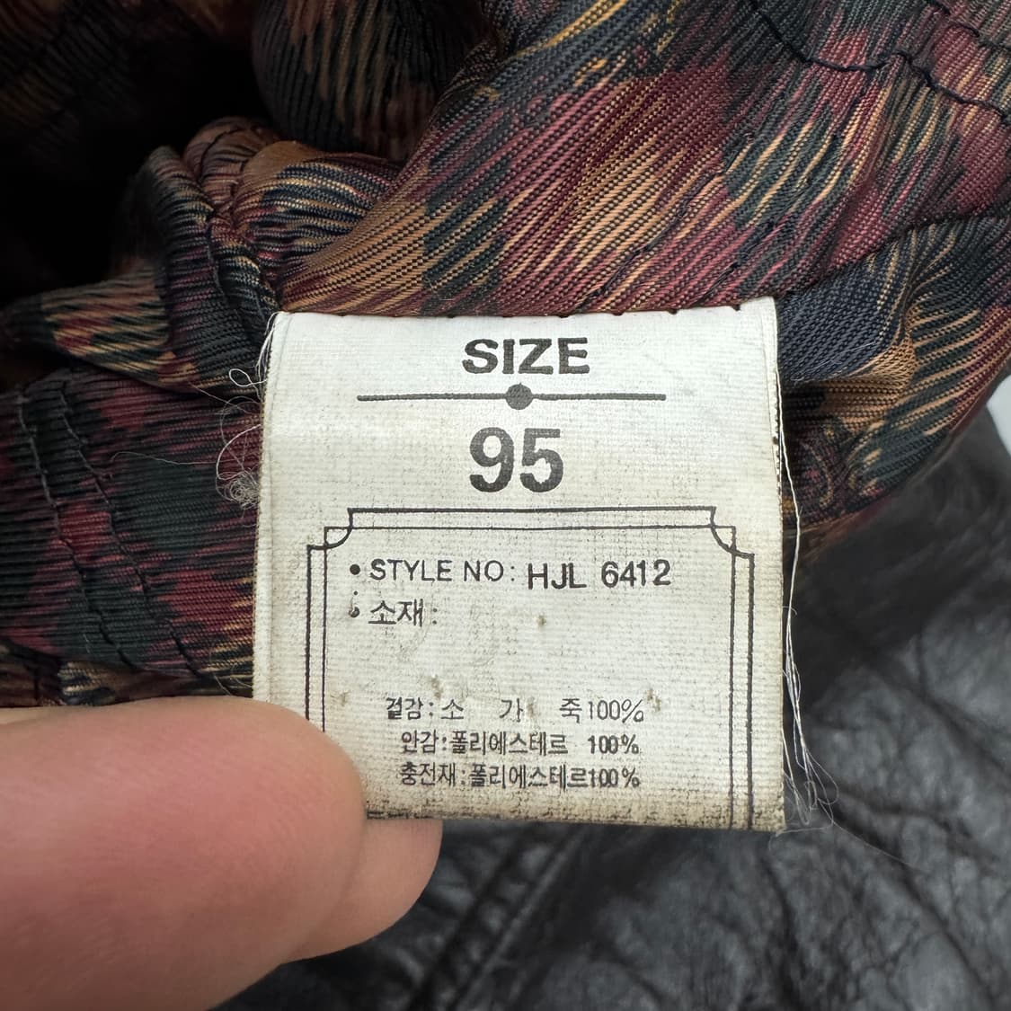 The Hunt 카우레더 소가죽 봄버 가죽자켓 상품이미지7