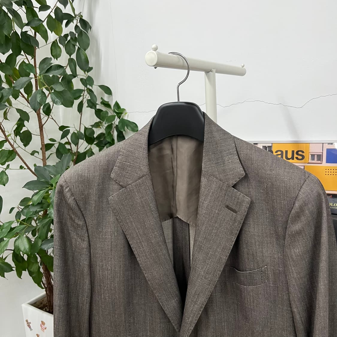 란스미어 로로피아나 2버튼 린넨/실크 블렌드 블레이져 48 상품이미지2