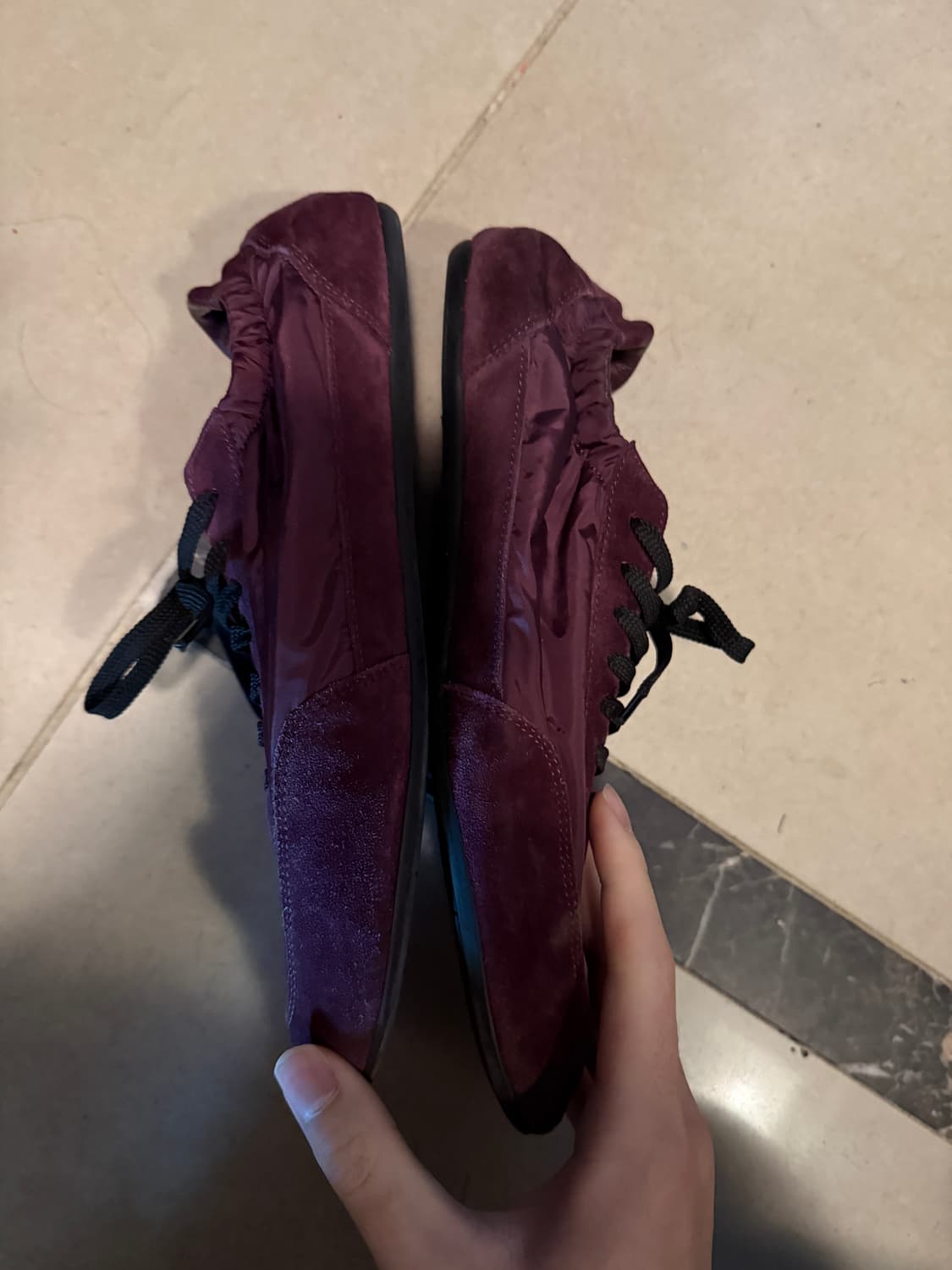 프라다 컬랩스 버건디 상품이미지3