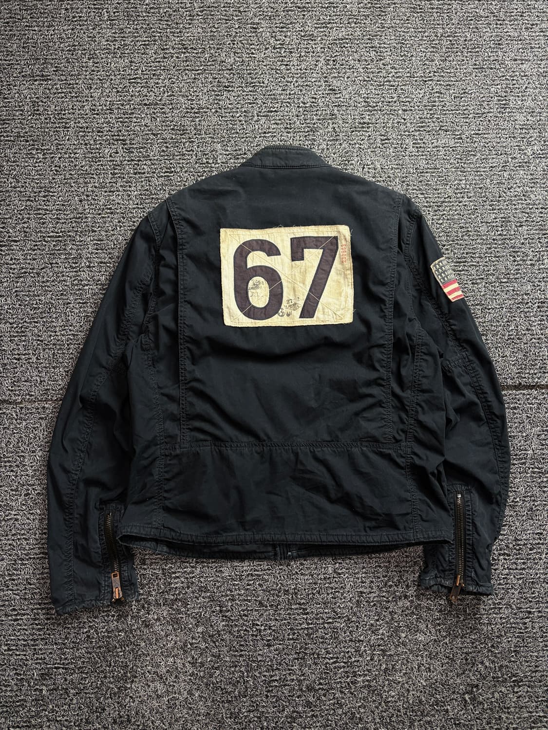 90s 폴로 성조기 빅로고 라이더 자켓 2460 상품이미지6