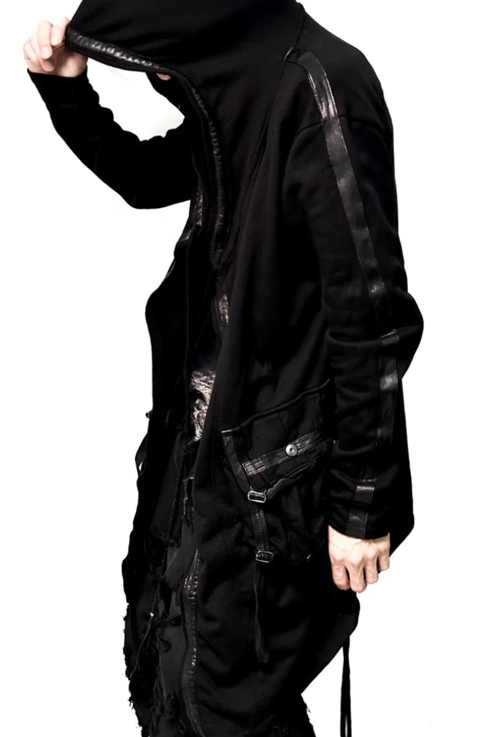 Kmrii black raven drape (롱 자켓) 상품이미지1