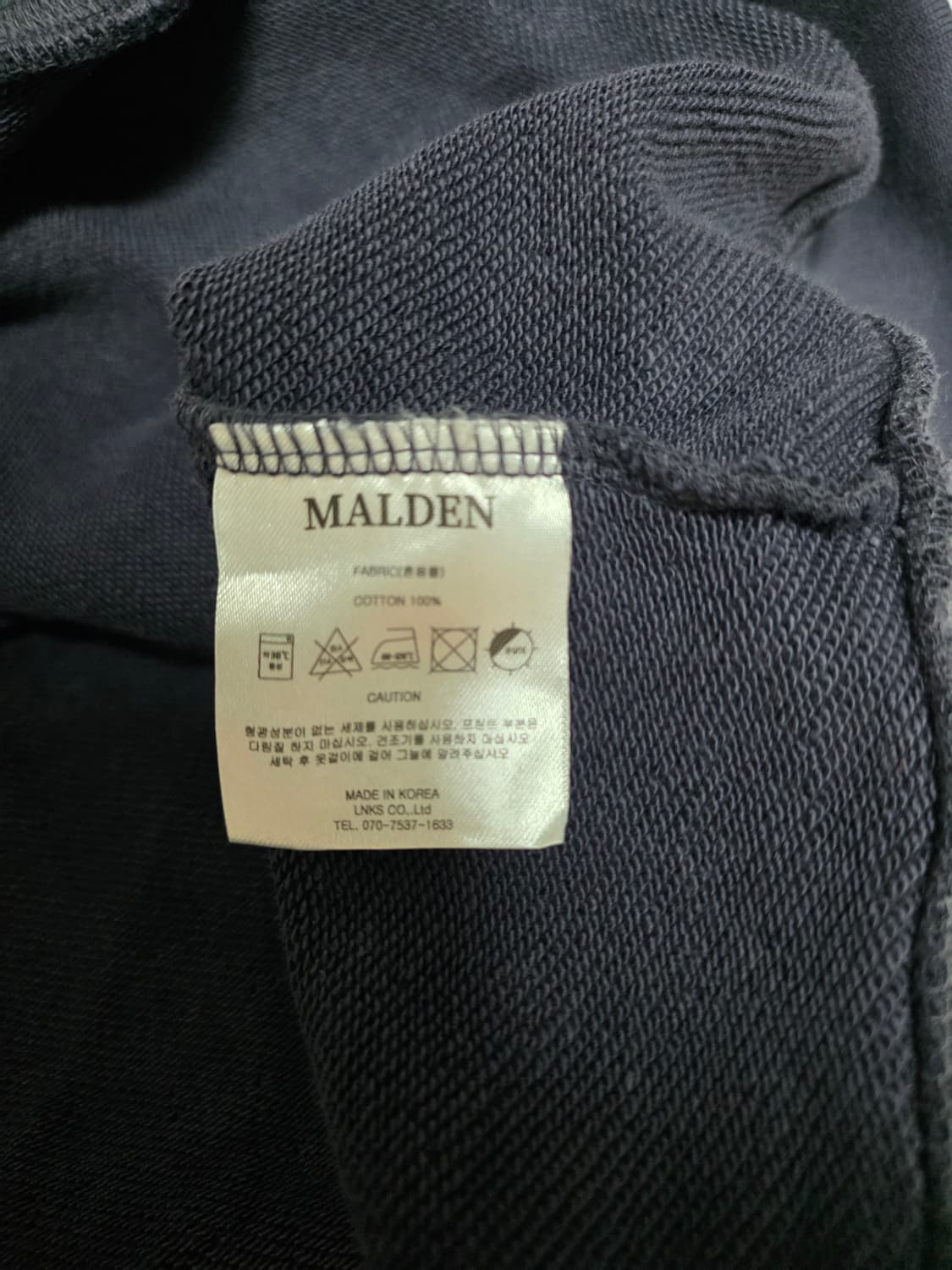 (미사용) 몰든 후드티 XL ,가단 69, 뒷면 접어둔 곳 탈색 상품이미지6