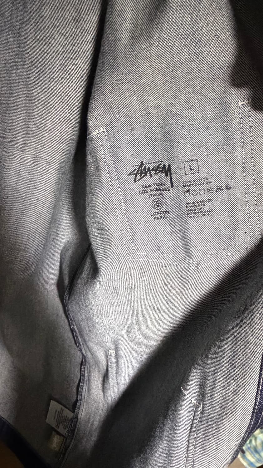 stussy 데님자켓(세컨핸드) 상품이미지5