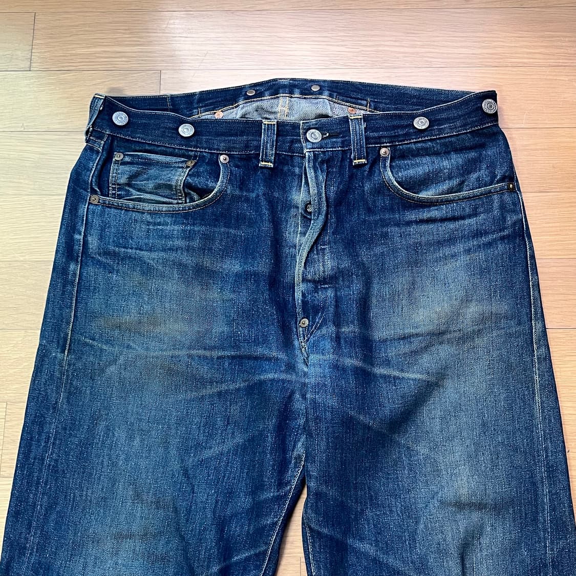 LVC 33501 셀비지 데님 팬츠 콘밀 신치백 리바이스 빈티지 클로딩 상품이미지8