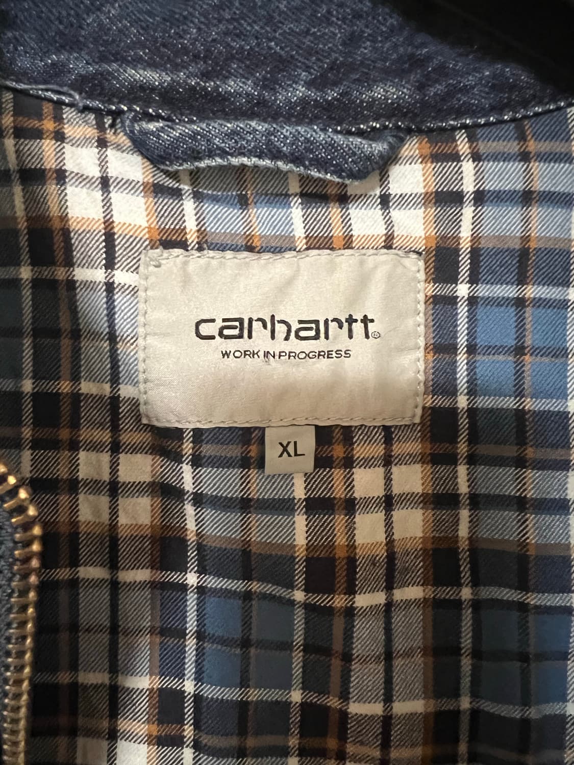 칼하트 WIP 라이더 데님 자켓 xl 상품이미지4