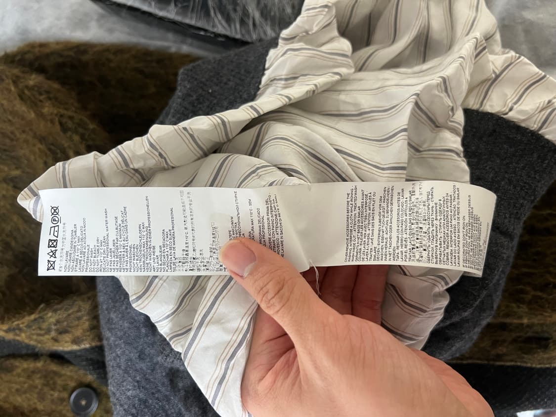 마르지엘라 디스트레스드 레이어드니트 그레이 L 상품이미지3