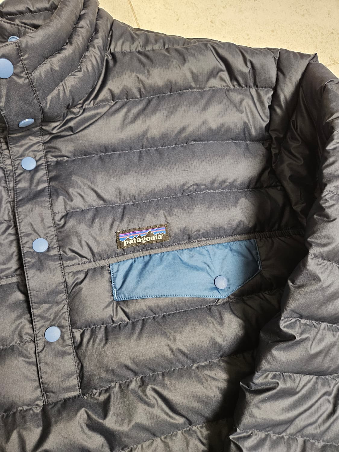 파타고니아 다운풀오버 xl 네이비 상품이미지3