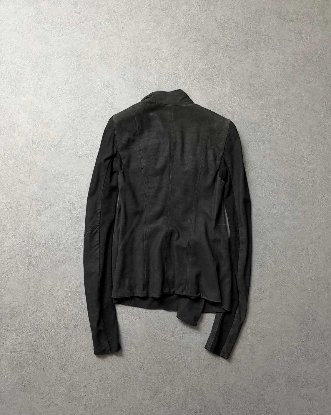 11FW 릭오웬스 하이넥 램스킨 자켓 상품이미지2