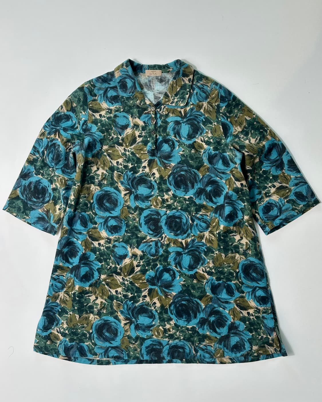 빈티지 블루 로즈 원피스 상품이미지8