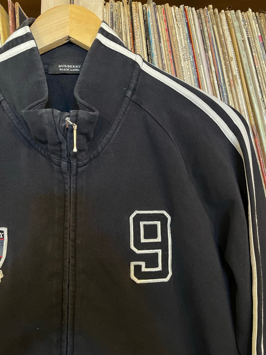 버버리 블랙라벨 사이드라인 코튼 트랙탑 집업 상품이미지3