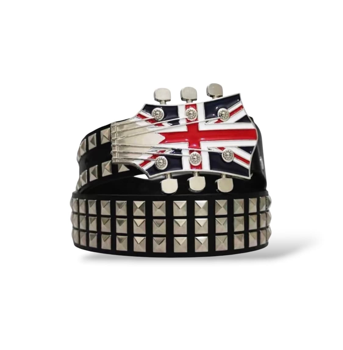 빈티지 무드 UK 유니언잭 스터드 벨트 상품이미지2
