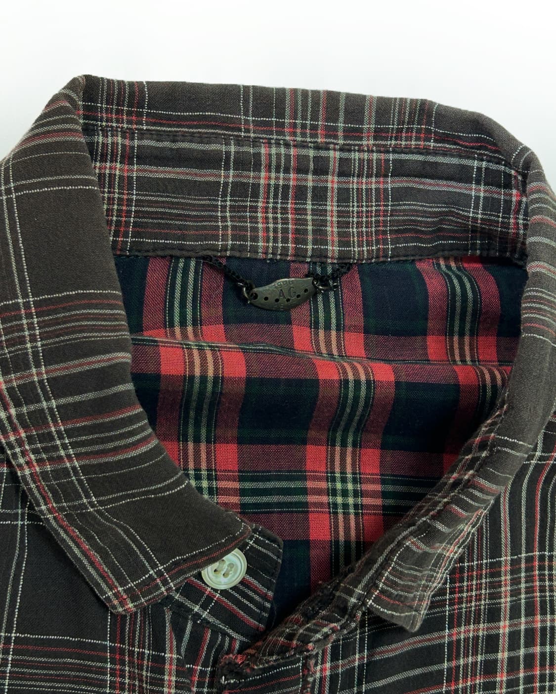 (M)AG warehouse 체크 컷오프 하프셔츠 상품이미지4