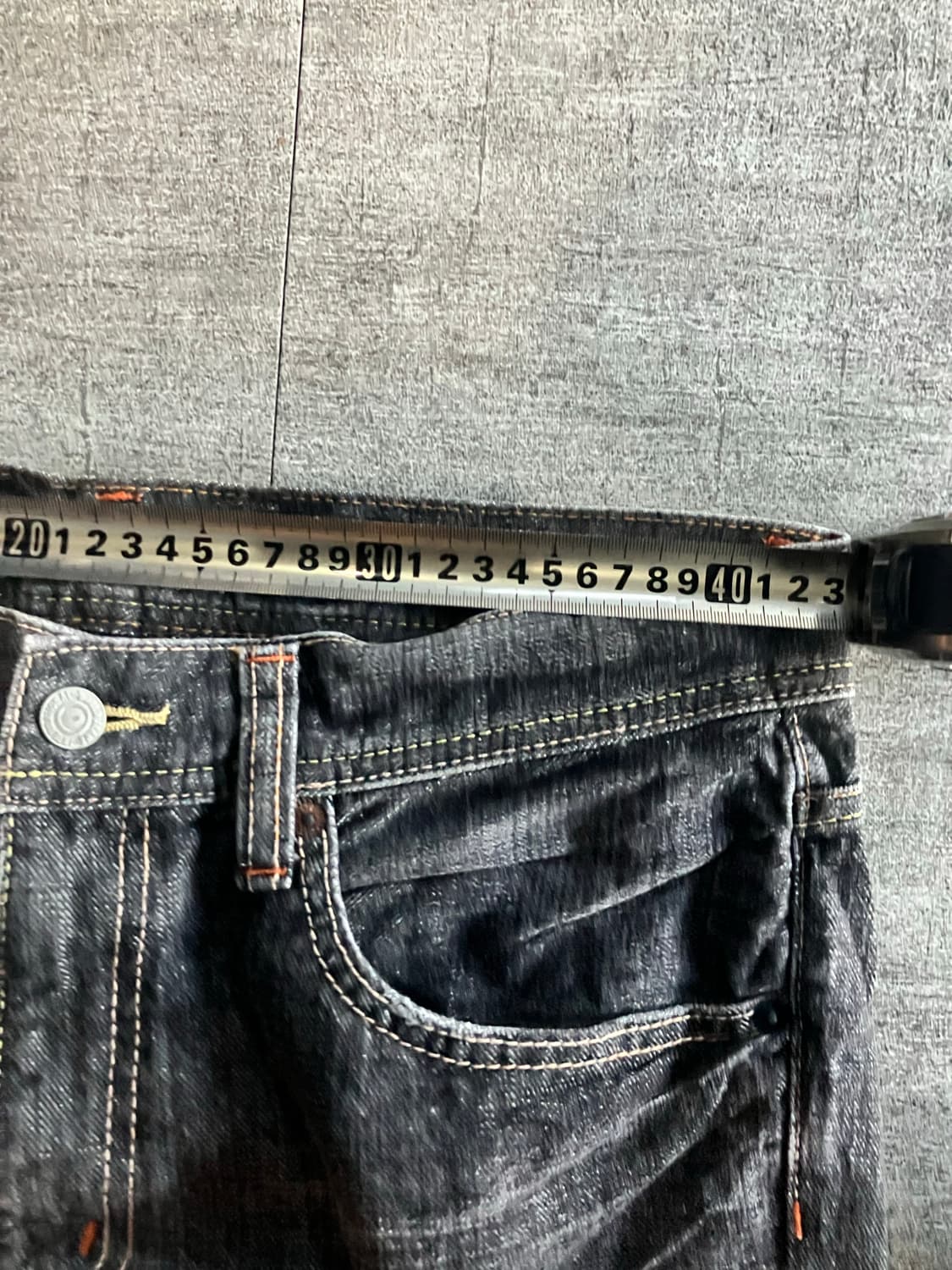 일본빈티지 Glheart 핀터깔y2k 보헤미인펑크 워시드롱팬츠 상품이미지2