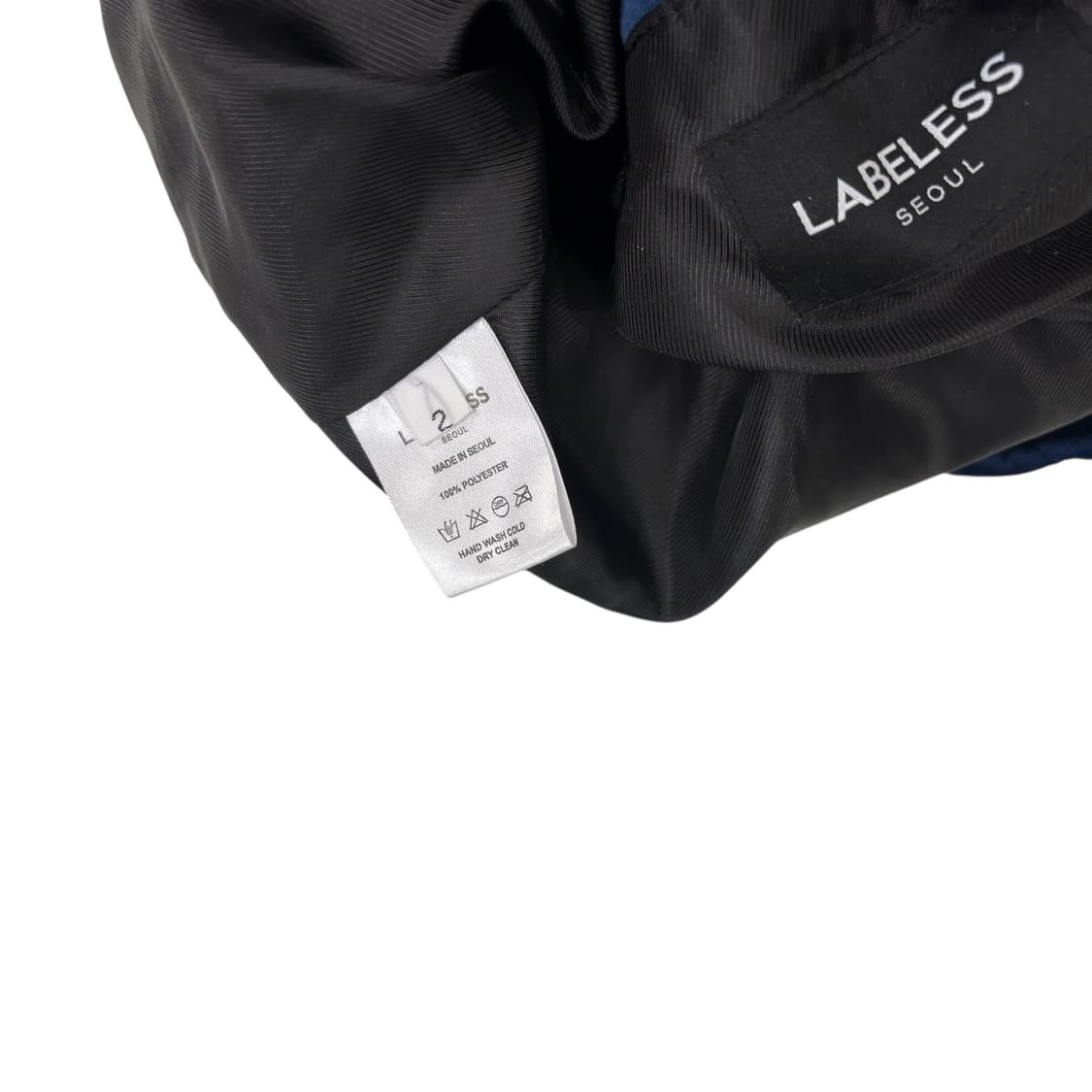 레이블리스 벨벳 봄버 자켓 상품이미지4