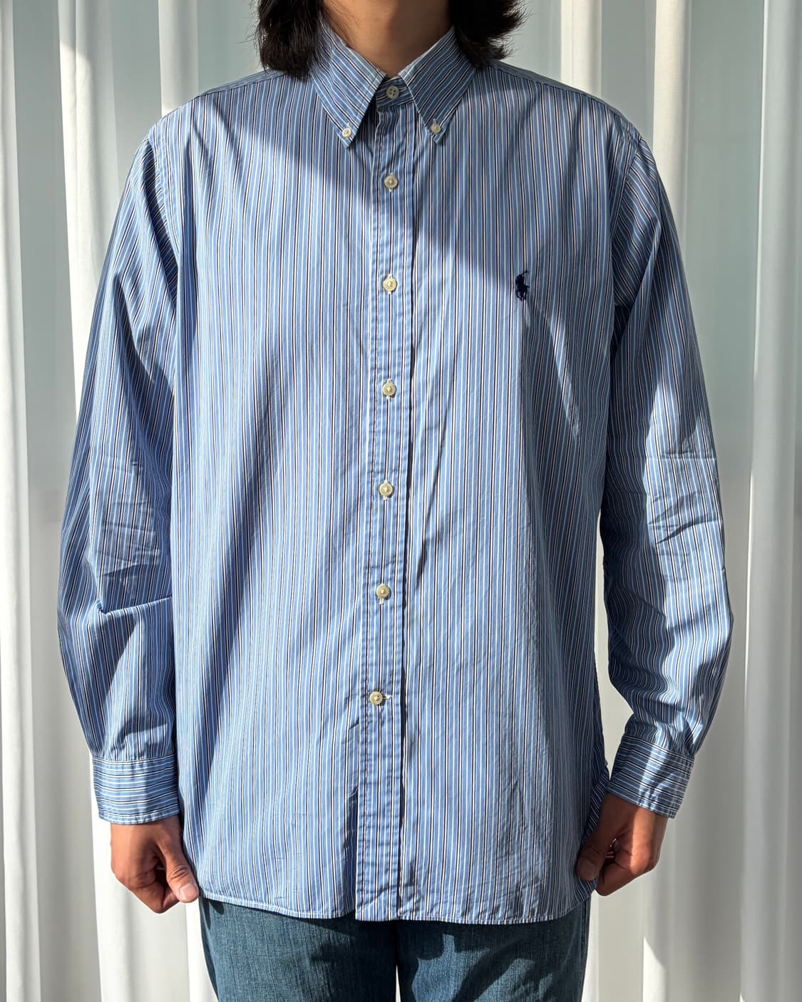 [L]폴로 랄프로렌 스트라이프 포플린 셔츠 상품이미지2