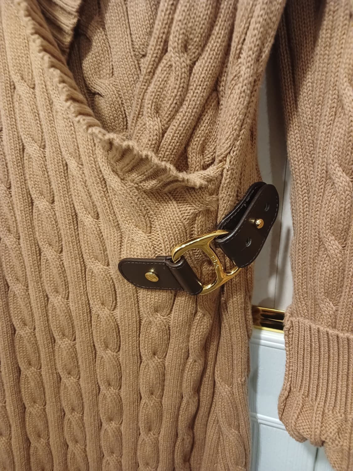 랄프 로렌 정품 여성 니트 랩 원피스 95 ~ 105 사이즈 상품이미지4