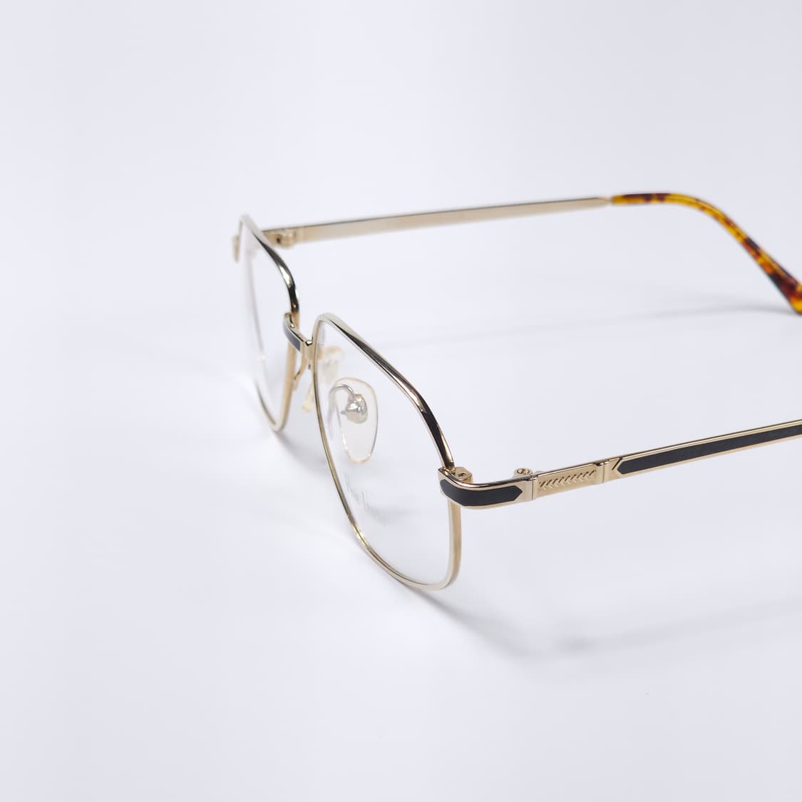 18K 도금 90년도 빈티지 금테 안경 상품이미지4