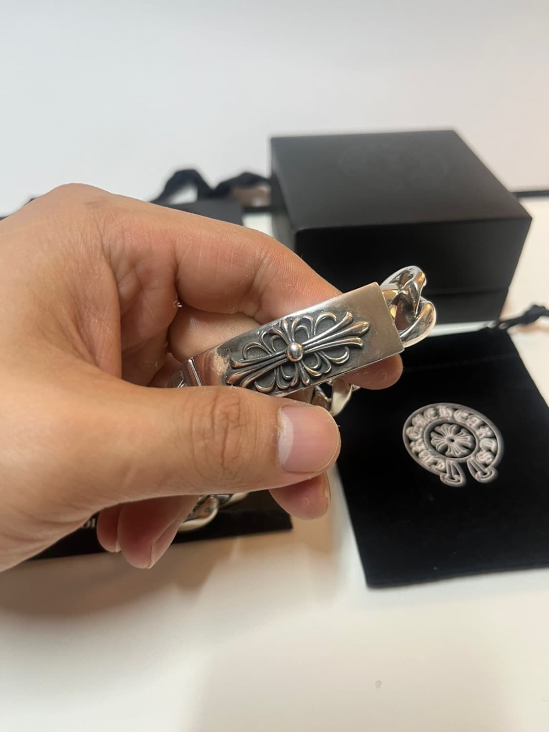 크롬 플로랄 팔찌  상품이미지4