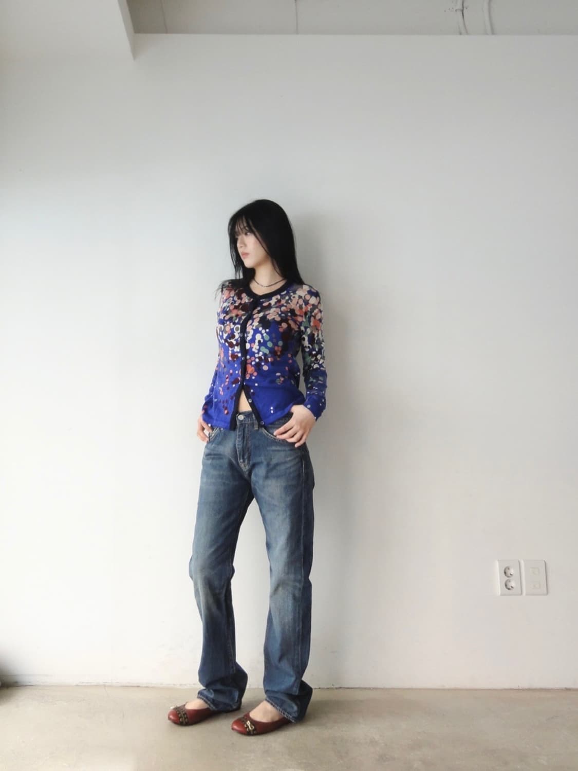 KENZO palette pattern cardigan 상품이미지4