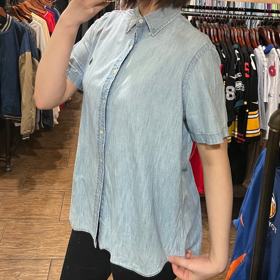 [HI] 폴로 반팔 셔츠 블루 상품이미지4