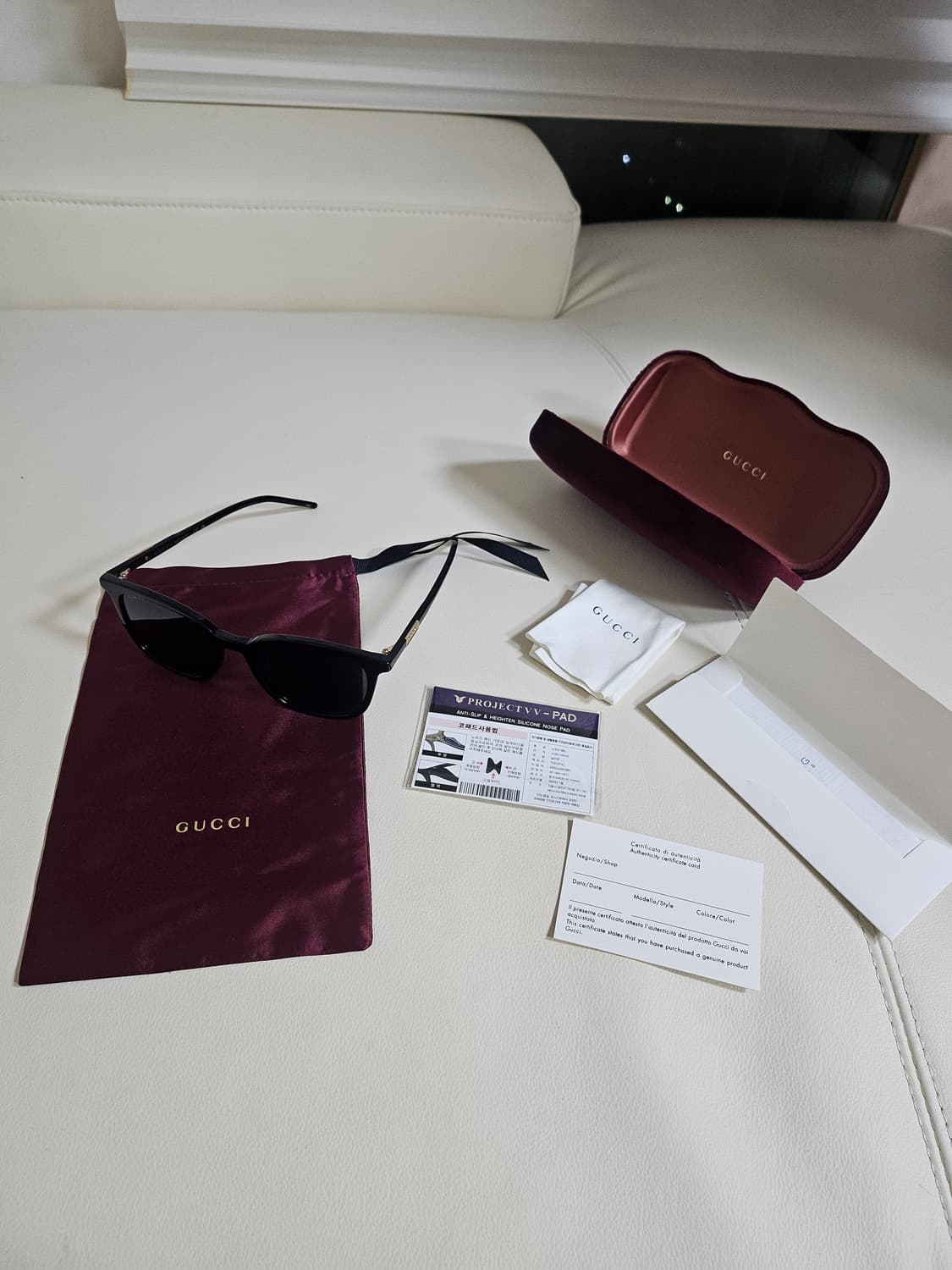 구찌정품 남성 선글라스 미사용  상품이미지2