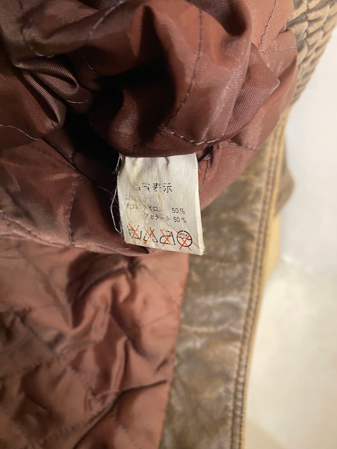 VTG hard faded G-1 leather jacket 상품이미지10