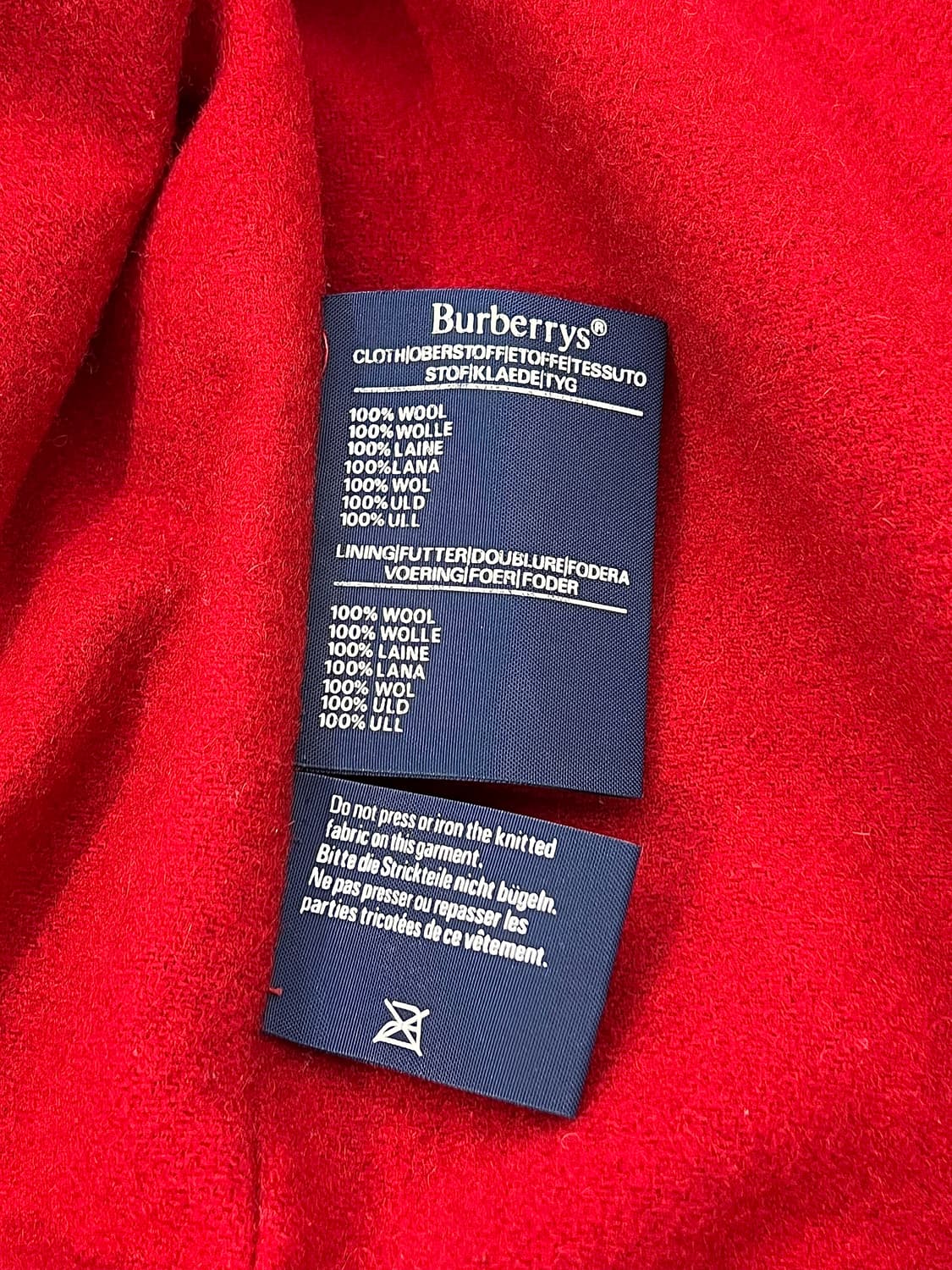 버버리 글렌 체크 해링턴 트위드 라나 울 블루종 자켓 상품이미지8