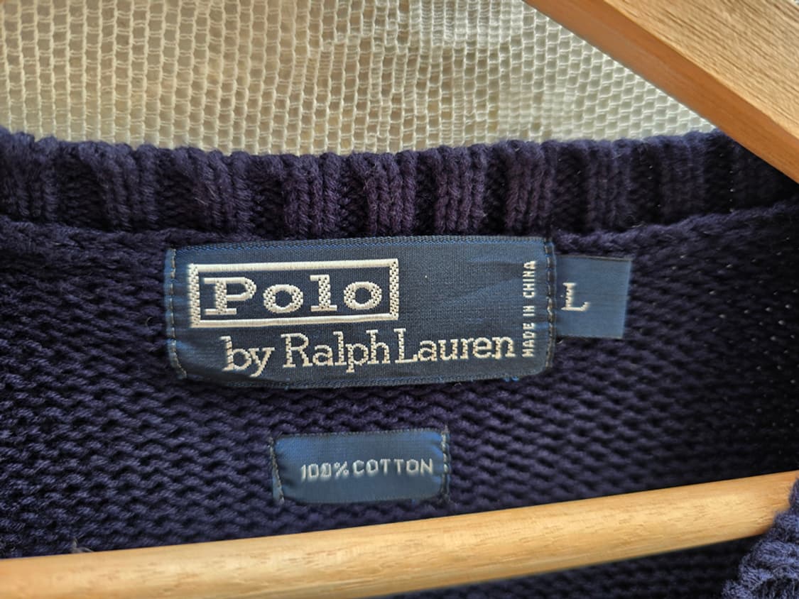 90s 폴로 랄프로렌 코튼 베스트 상품이미지4