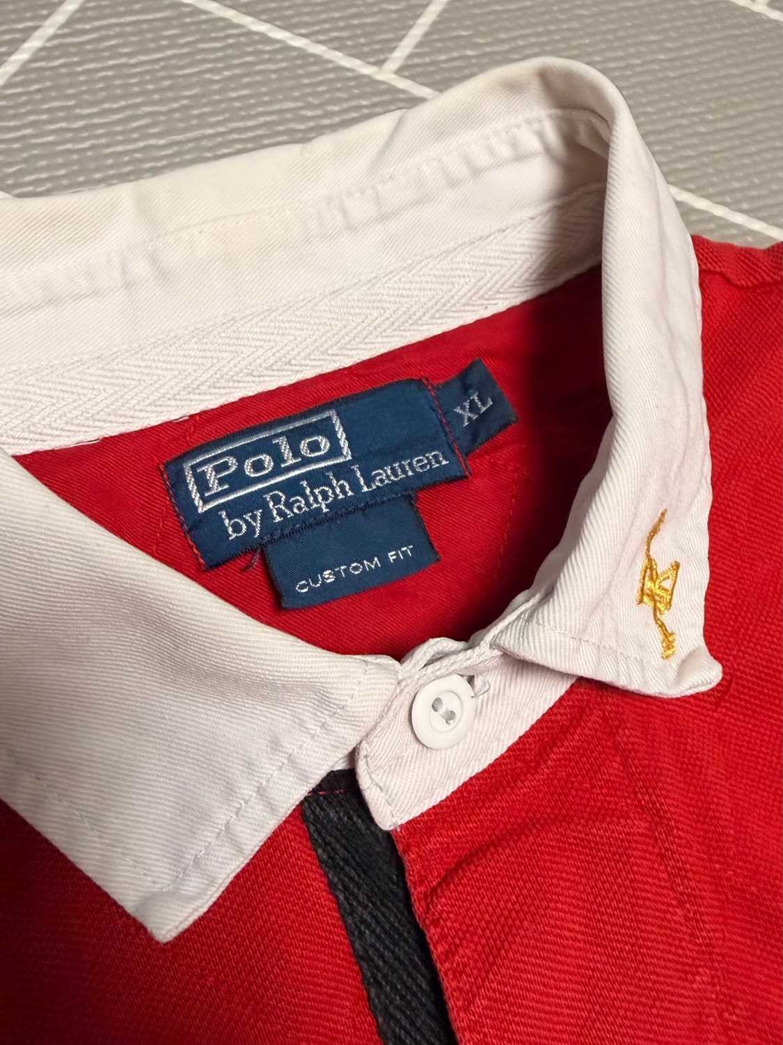 폴로 빅포니 긴팔 럭비티 메르세르클럽 추격자 레드 상품이미지5