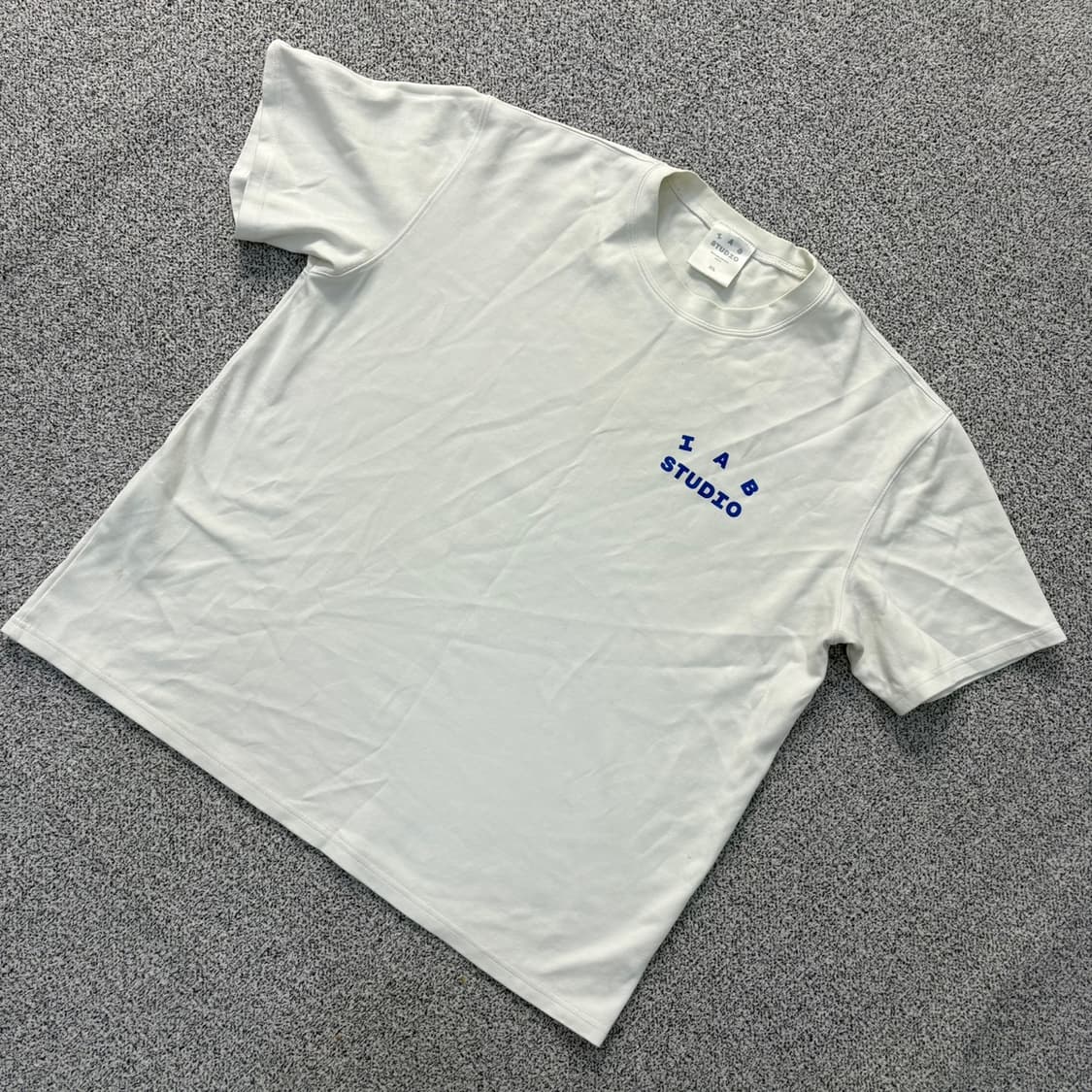 XL 아이앱스튜디오 반팔 티셔츠 (보풀) 0416J 상품이미지1