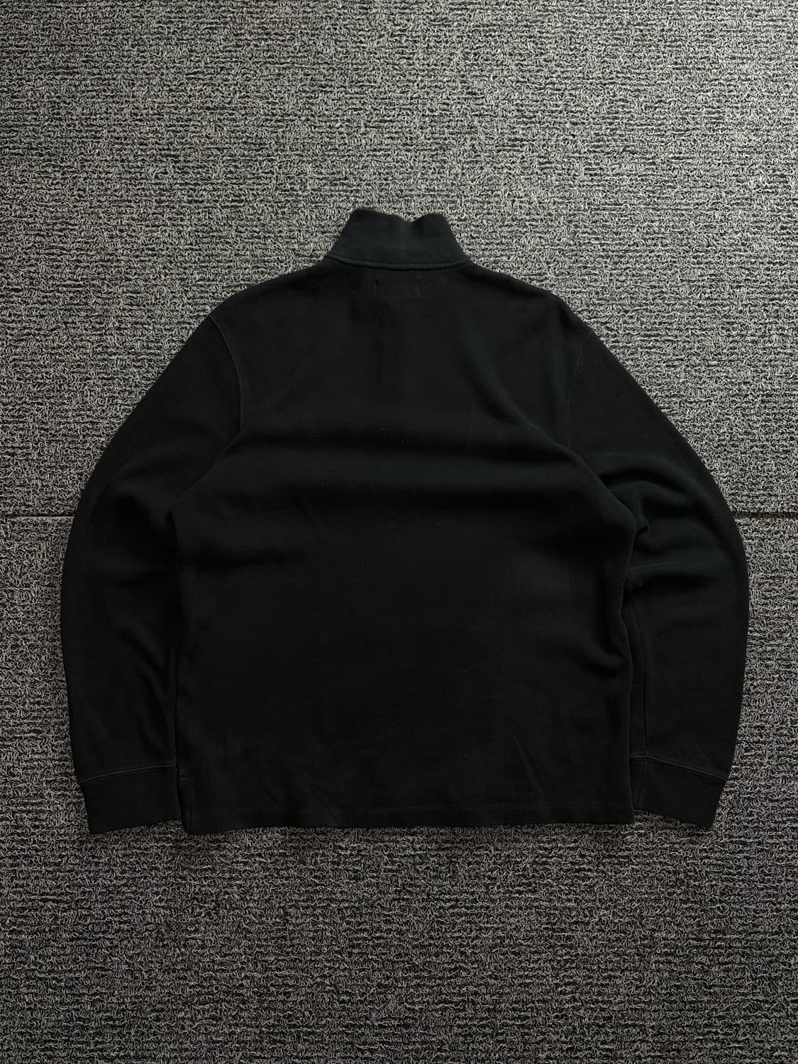 폴로 랄프로렌 포니 로고 박시핏 하프집업 니트 블랙 1731 상품이미지4