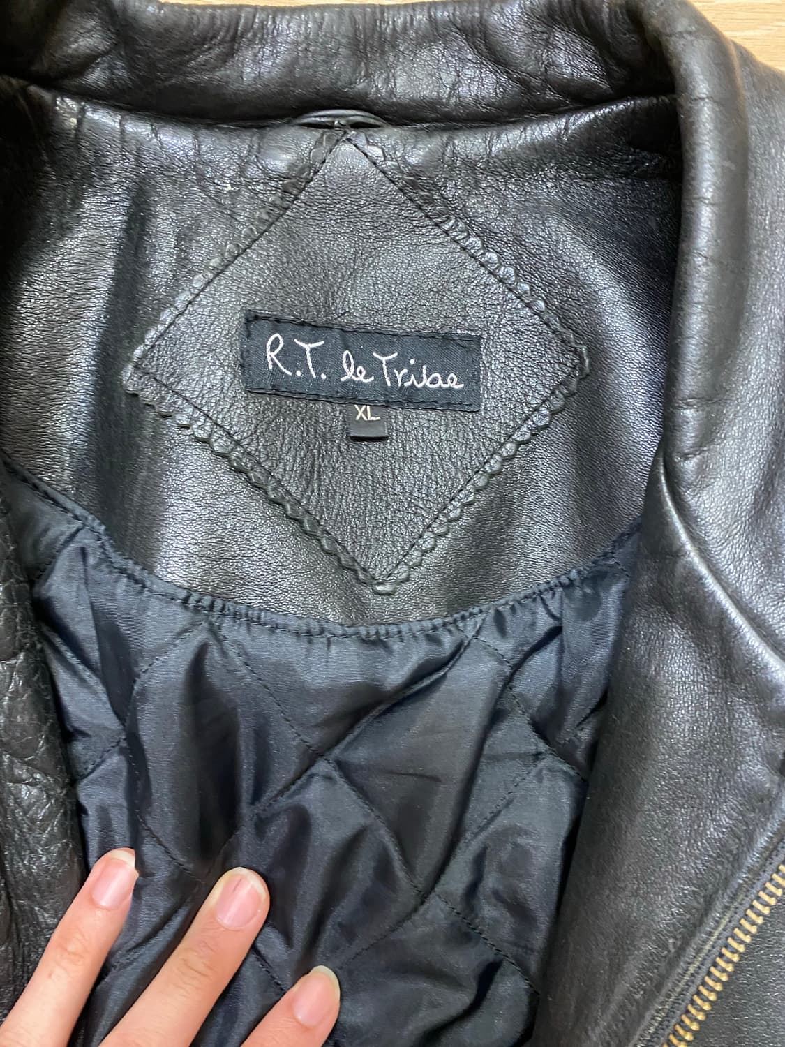 빈티지 레더 자켓 (XL) 상품이미지2