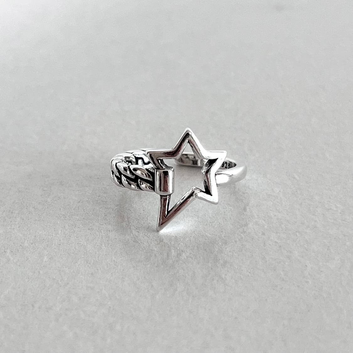 체인 스타 반지 상품이미지1