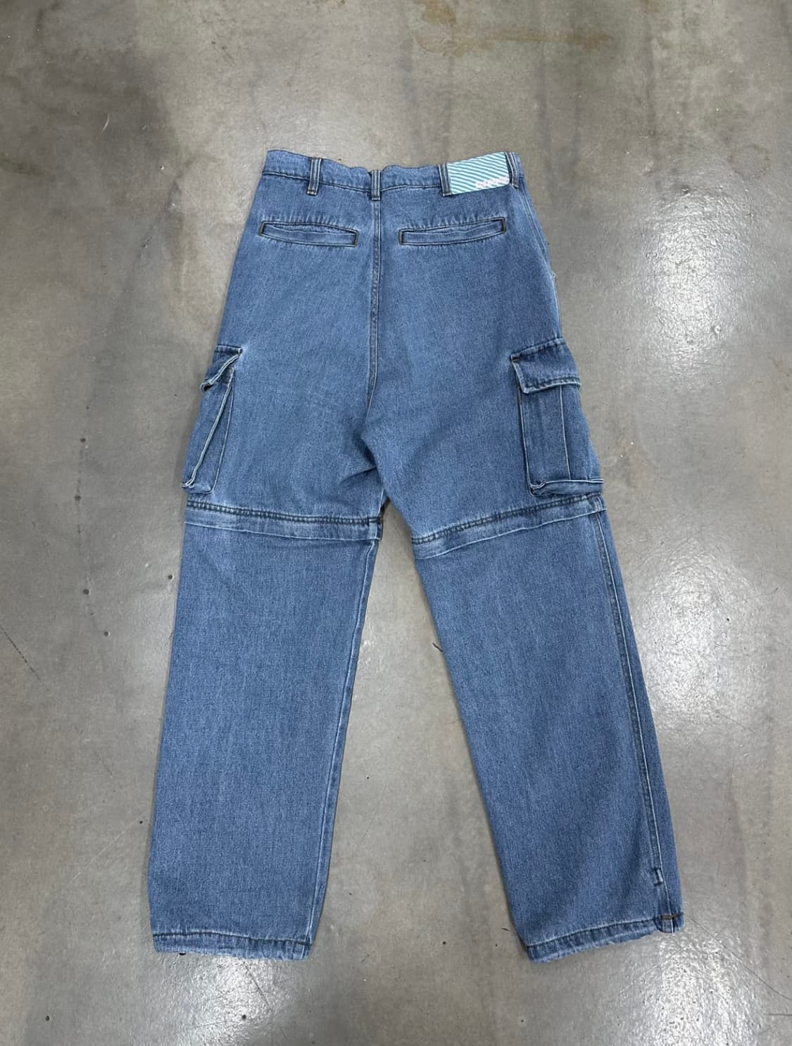 BBC 아이스크림 러닝독 투웨이 데님카고팬츠 상품이미지2