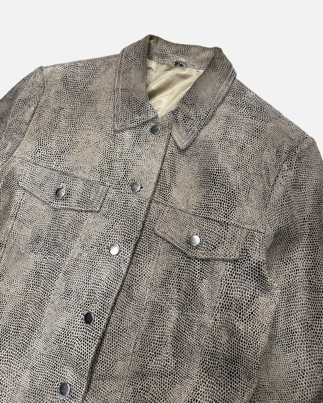 python pattern trucker jacket 상품이미지4