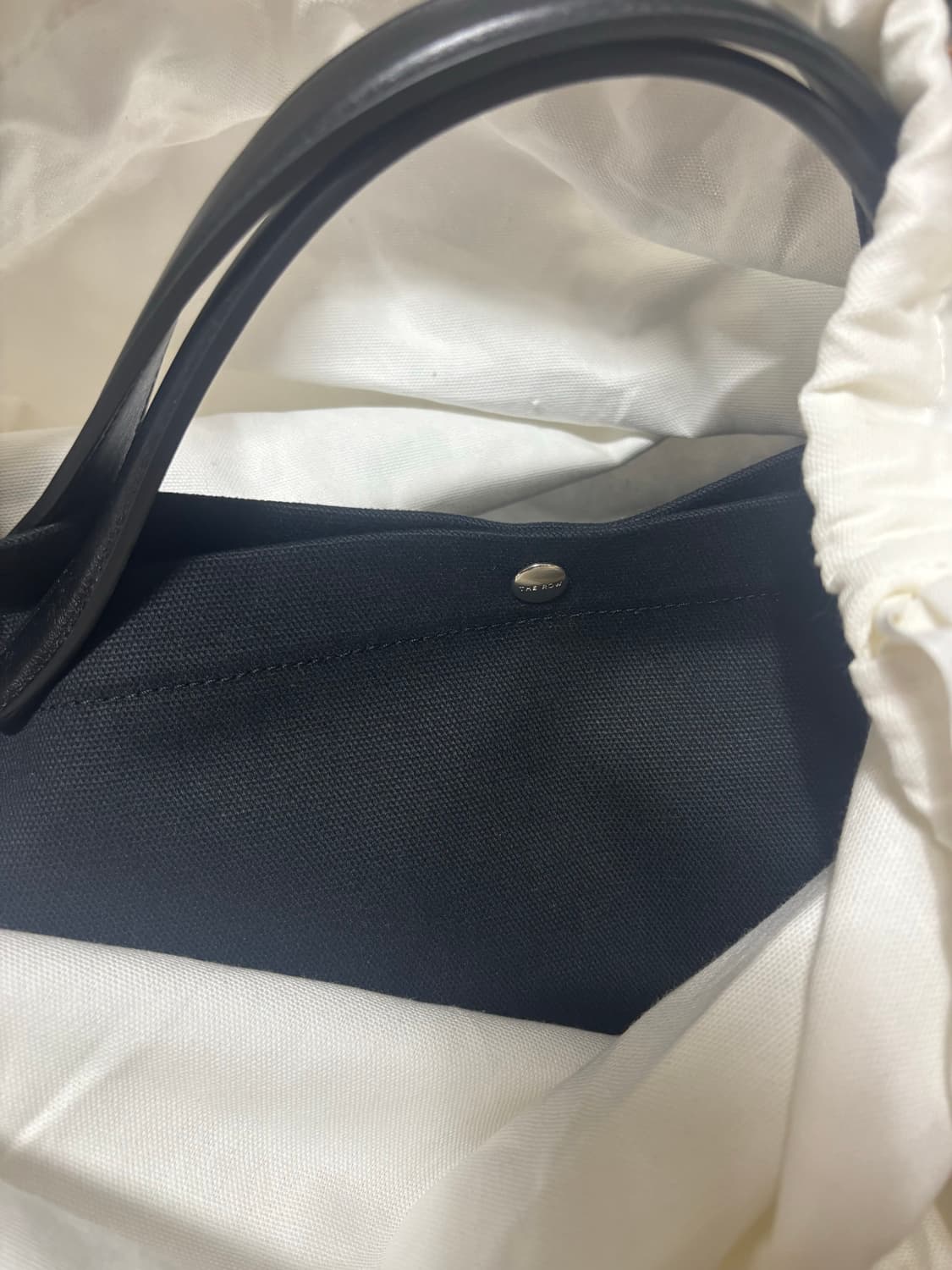 The row 더로우 코튼 아이다호백 블랙 정품 상품이미지2