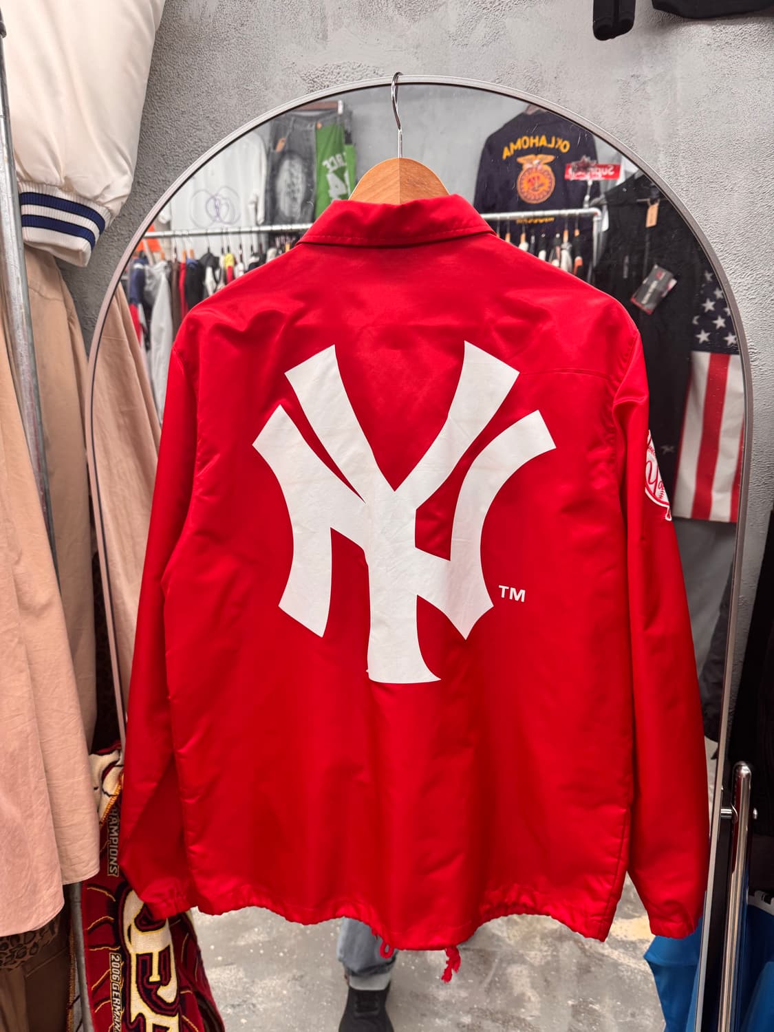 빈티지 마제스틱 양키즈 빅로고 자켓 상품이미지2