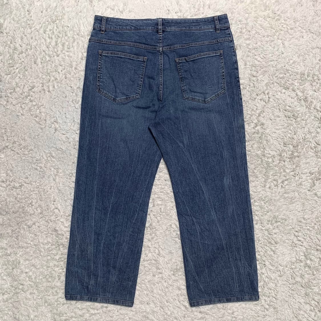 [35] 한섬 시스템 와이드 스트레이트핏 데님팬츠 상품이미지2