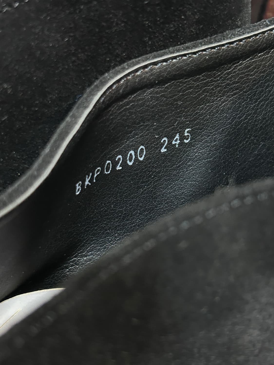 랑방 블랙 스웨이드 롱 부츠 상품이미지7