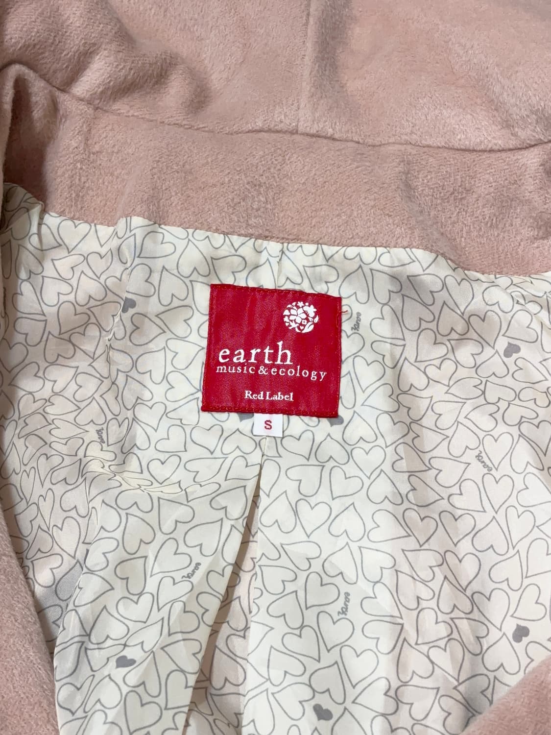 일본빈티지 딸기우유 히메갸루 핑크 리본 코트 상품이미지5