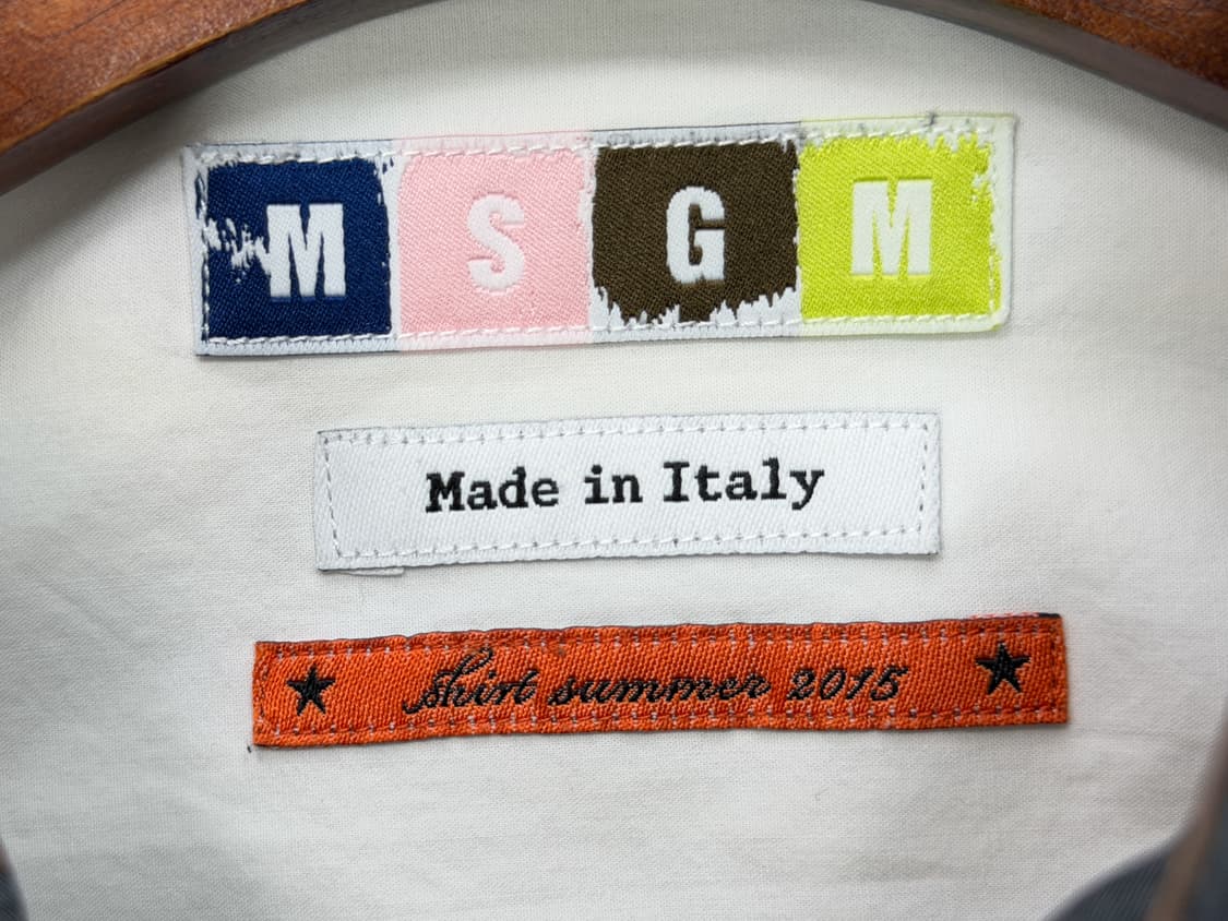 MSGM 프린트 패널 셔츠 상품이미지5