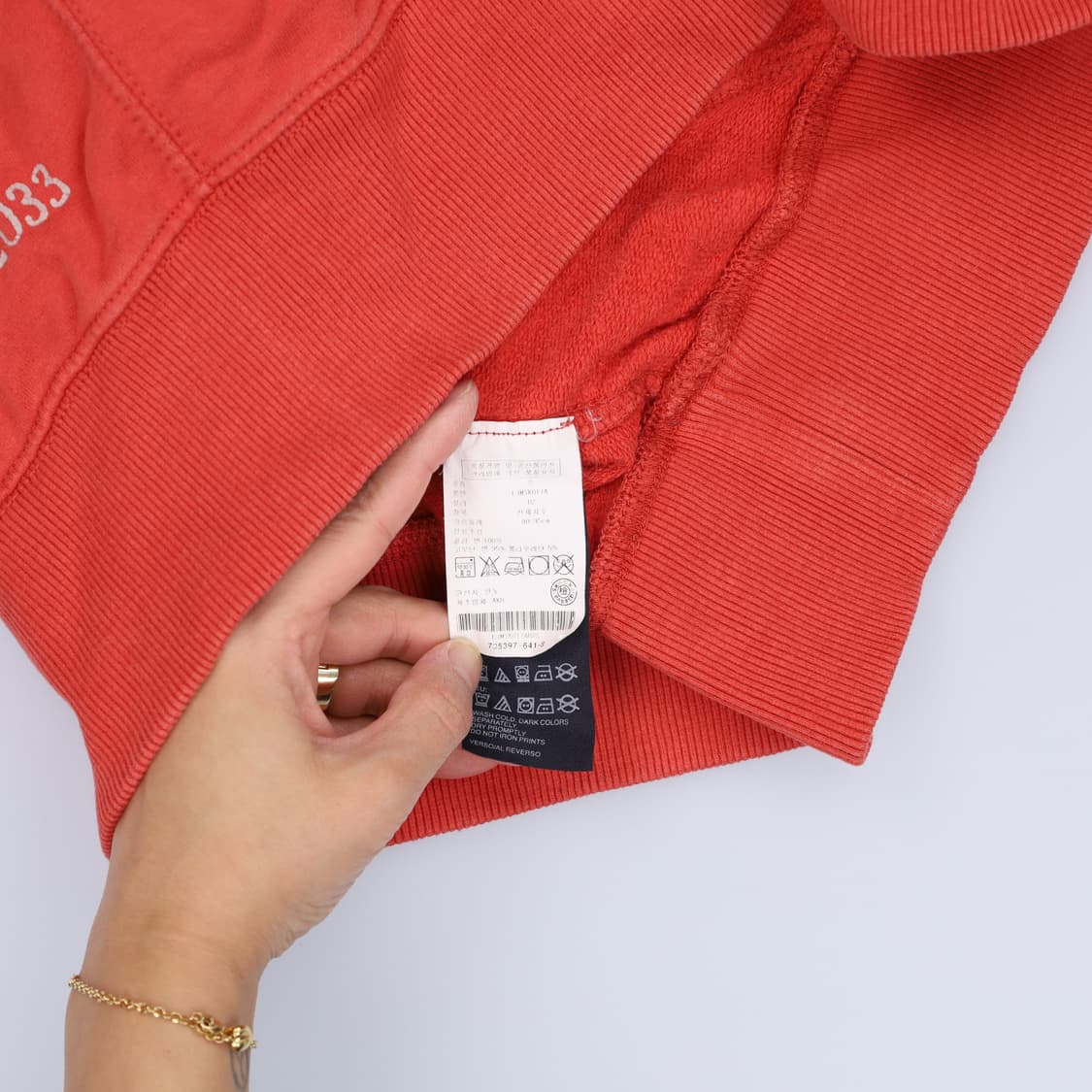 [S] 타미힐피거 빈티지 후드티 1219H1 상품이미지5