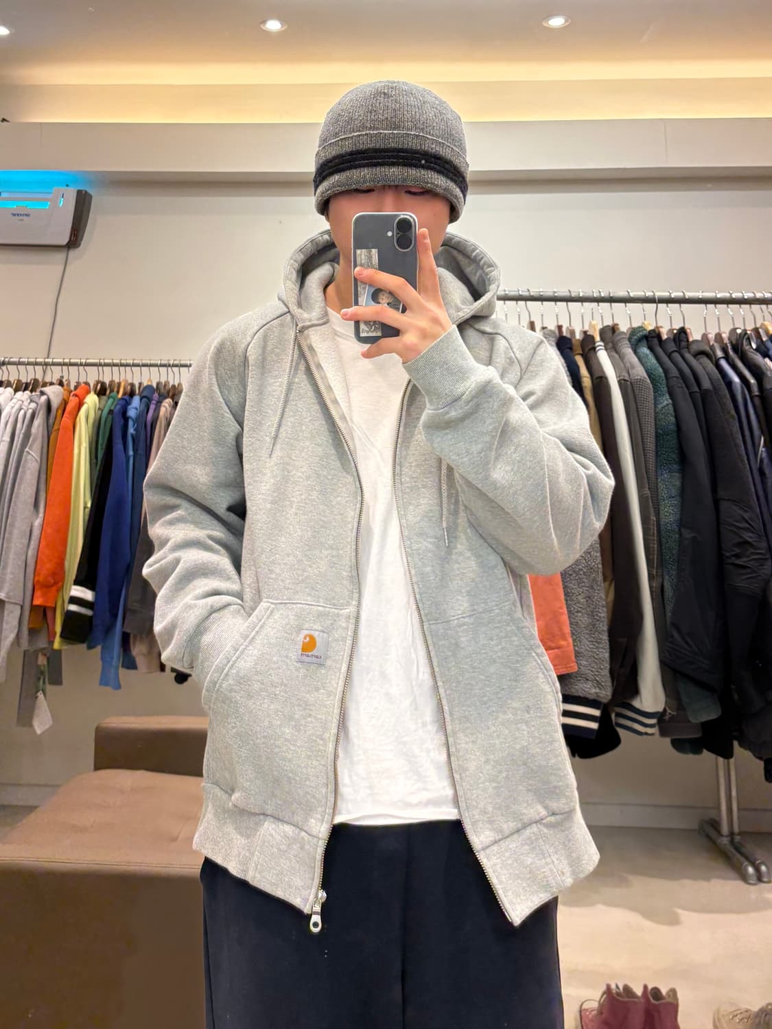 칼하트 wip 후드집업 상품이미지6