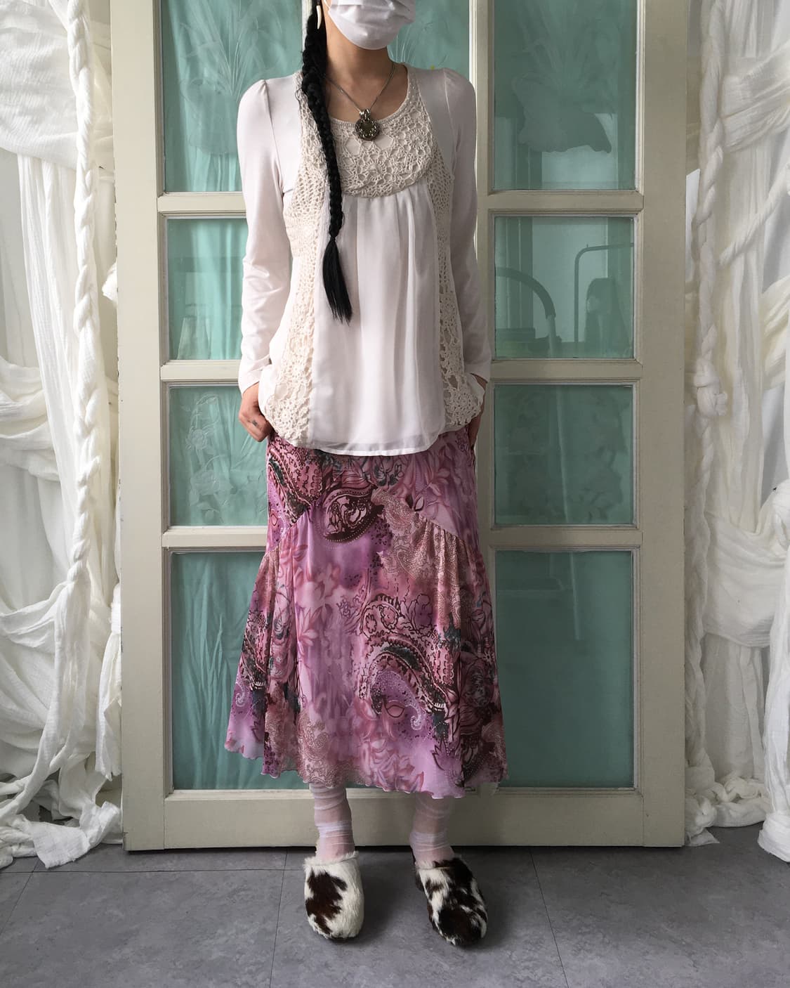 Oriental mood mesh skirt 상품이미지10