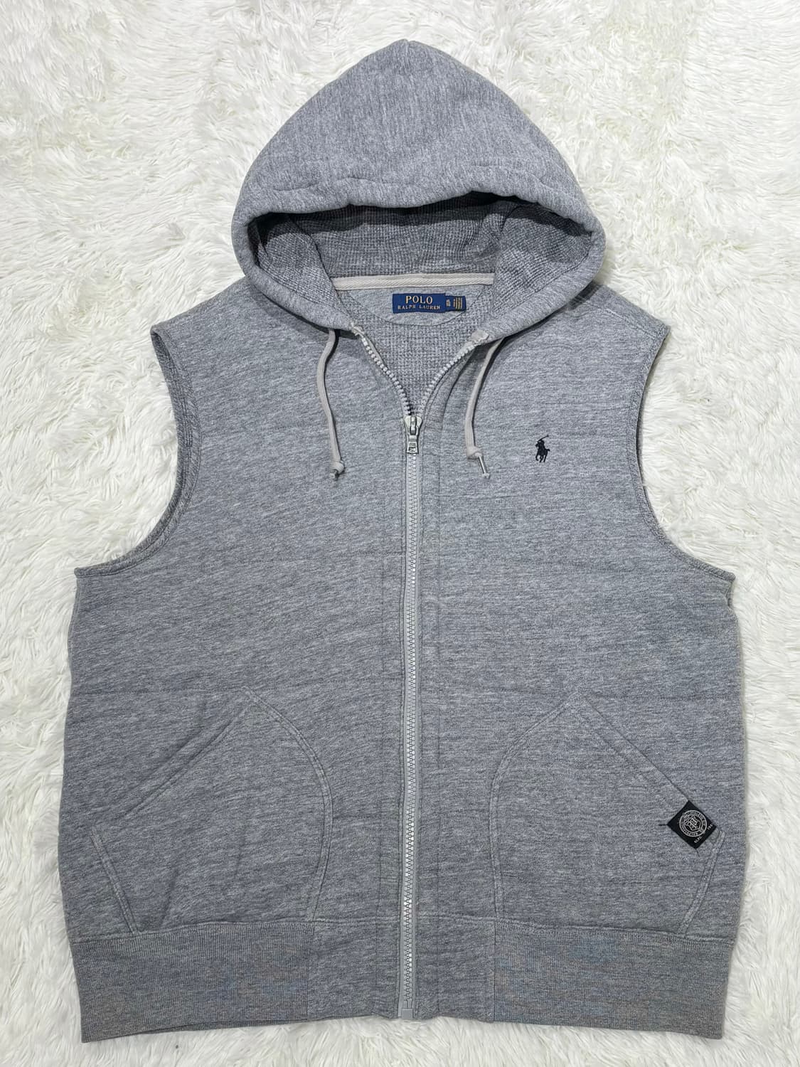 폴로랄프로렌 그레이 포니 후드 베스트 상품이미지4