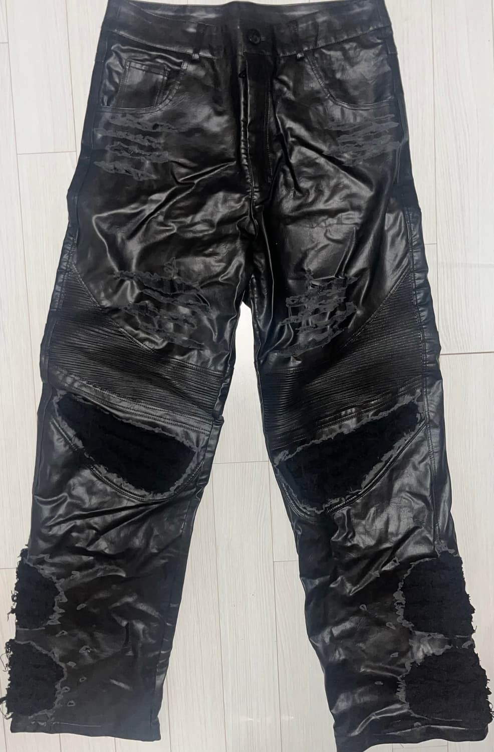 DESTORY LEATHER PANTS 상품이미지5