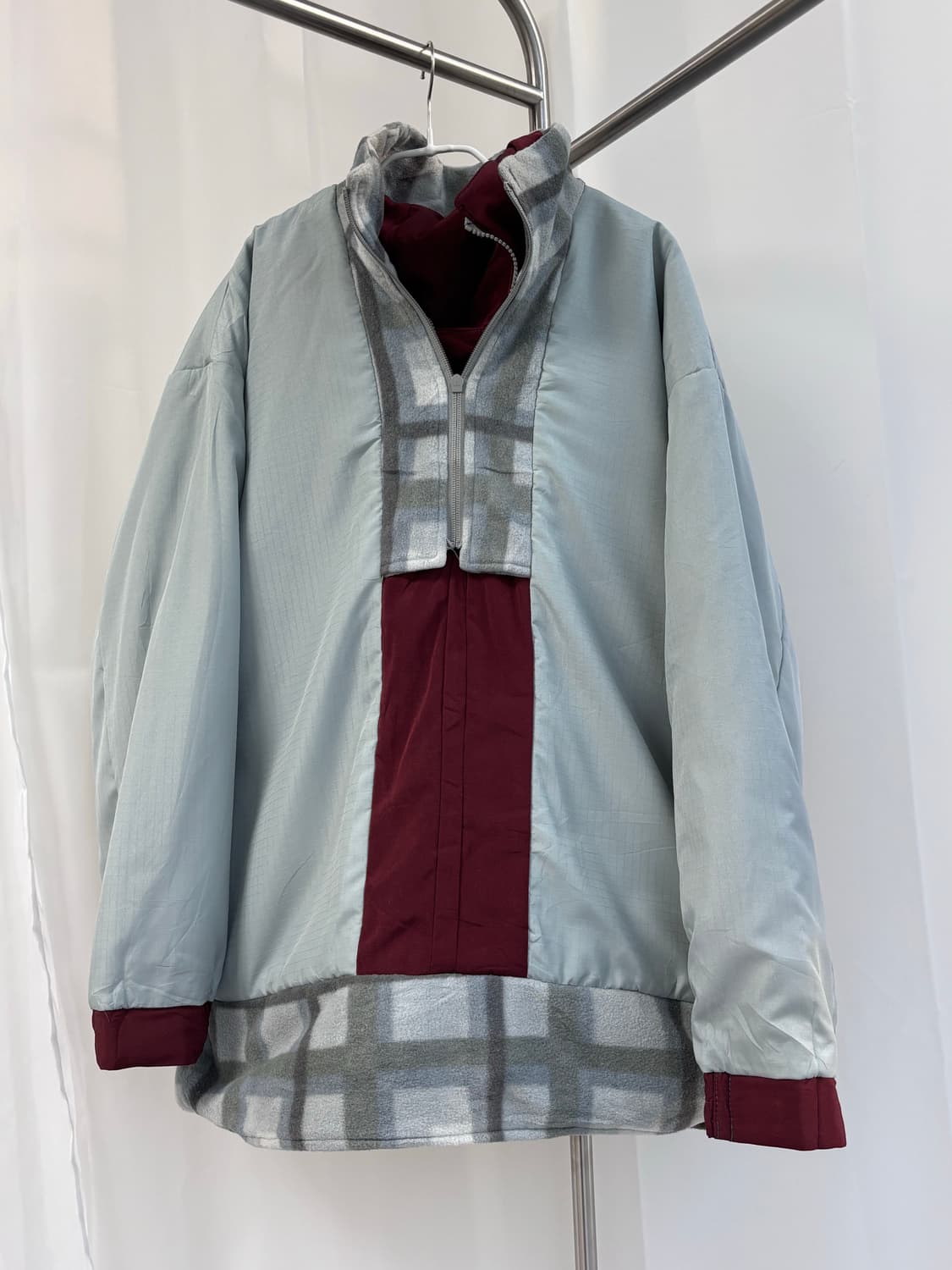 PINK TURN 플리스 이너 오버사이즈 아노락 상품이미지8