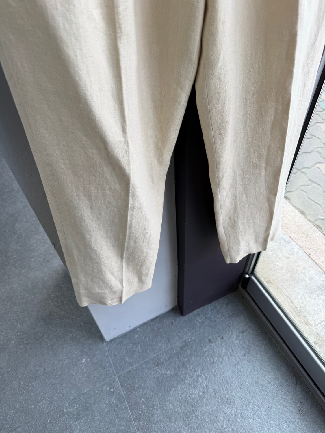 32/ 에르메스 린넨 마 투턱 베이직 팬츠 (새상품) 상품이미지5