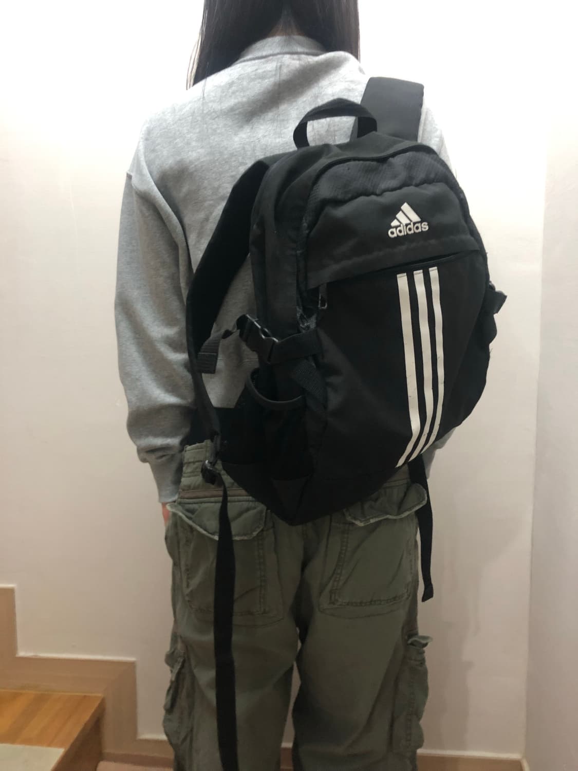 빈티지 아디다스 블랙 백팩 상품이미지5